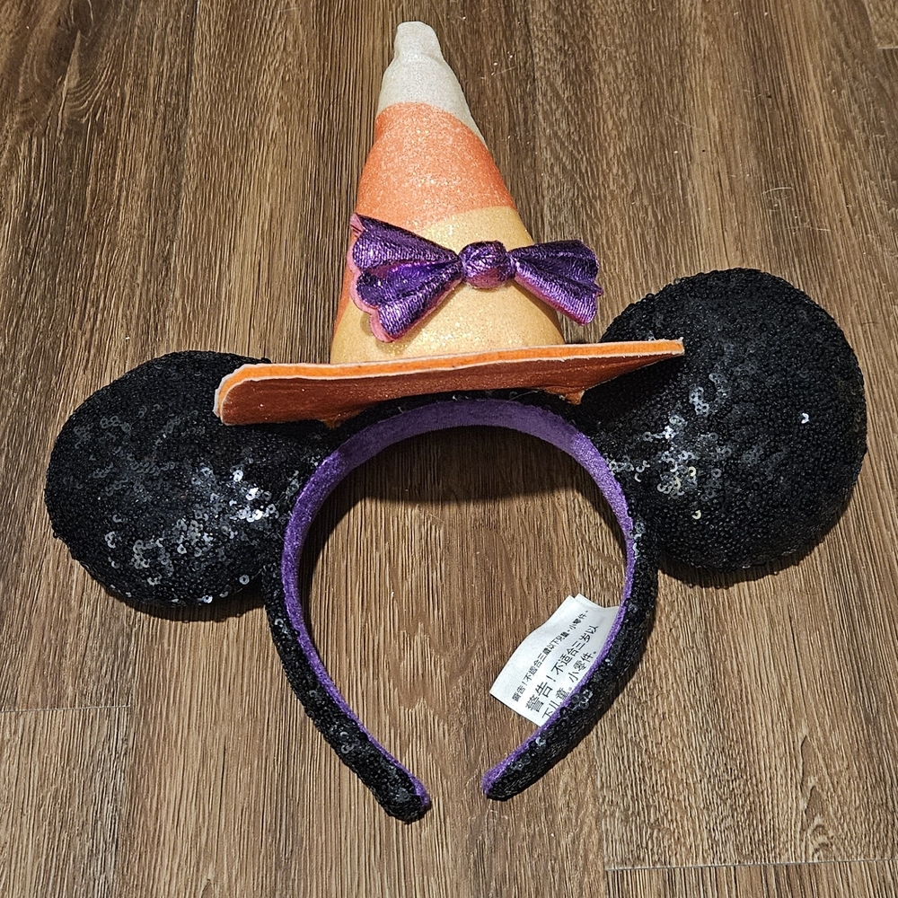 Authentic Disney Minnie Candy Corn Witch Ears
